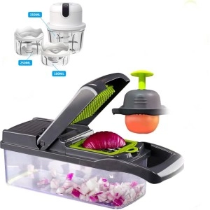 Pachet mini tocator electric si răzătoare multifuncțională